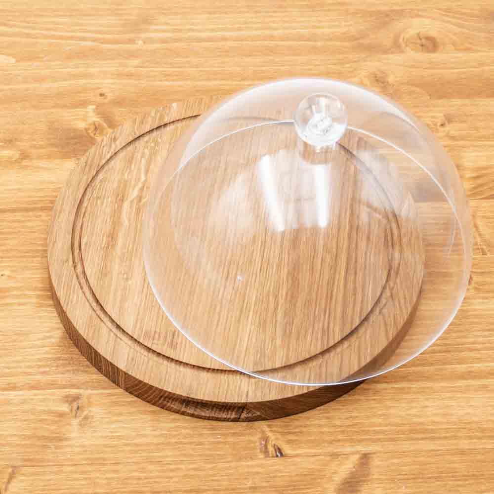 Servierbrett mit Glocke