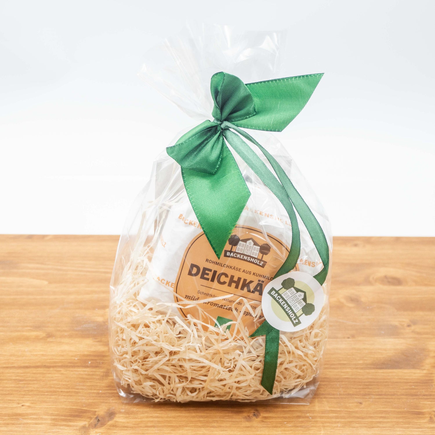 Deichkäse in Tüte verpackt