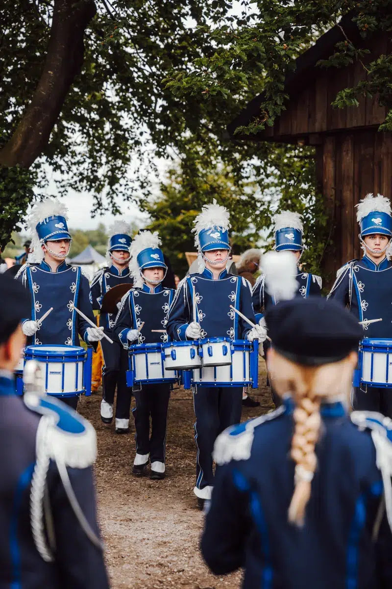 Der Spielmannszug Rödemis spielt Livemusik