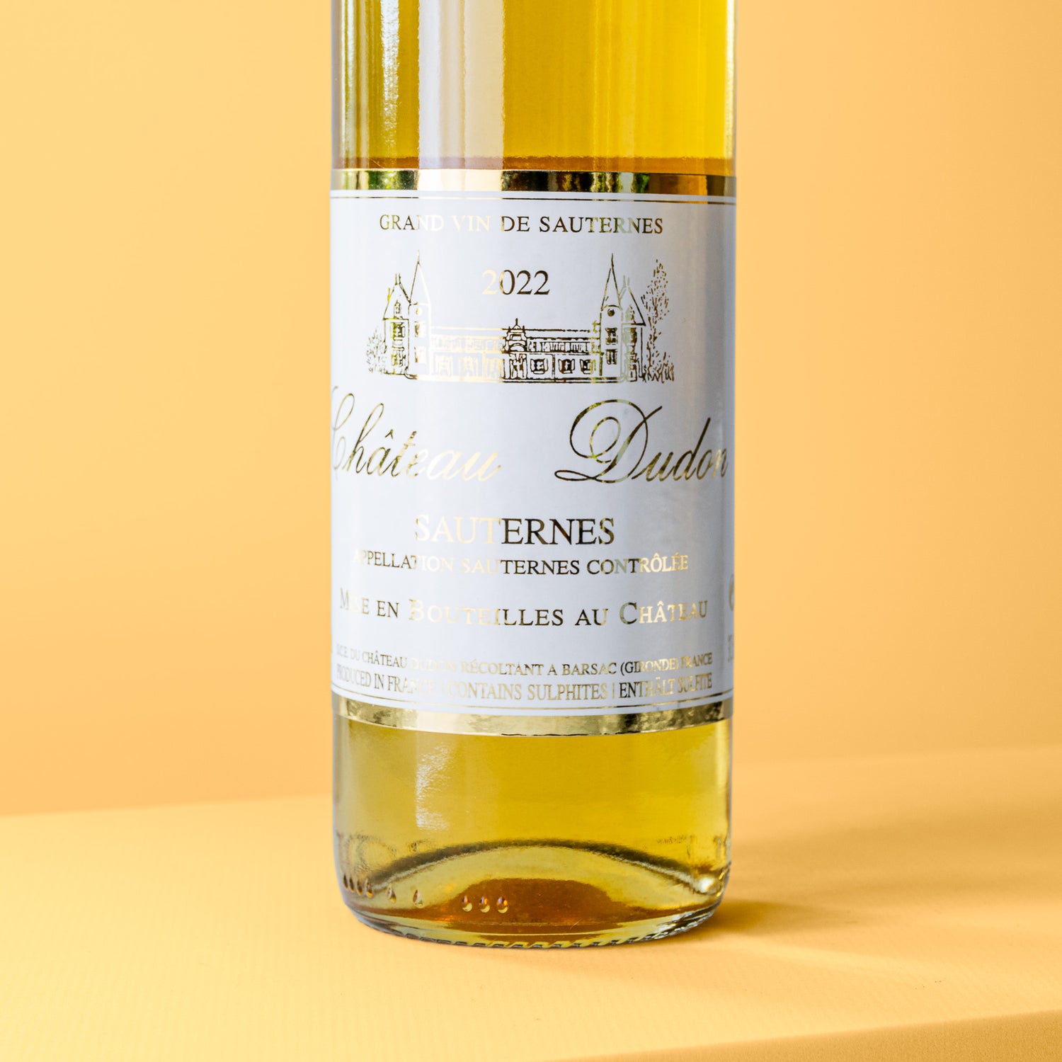 Etikett Flasche Château Dudon Sauternes 2022