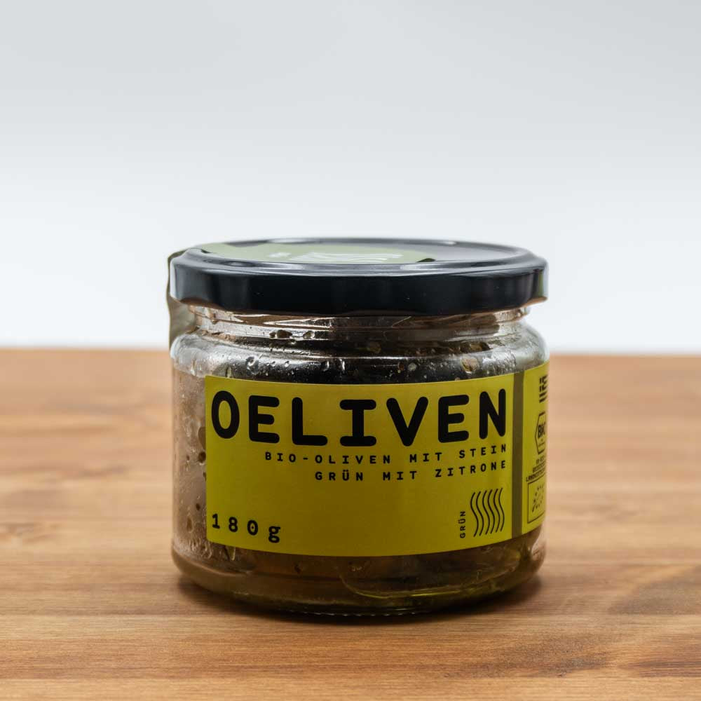 Grüne Oliven