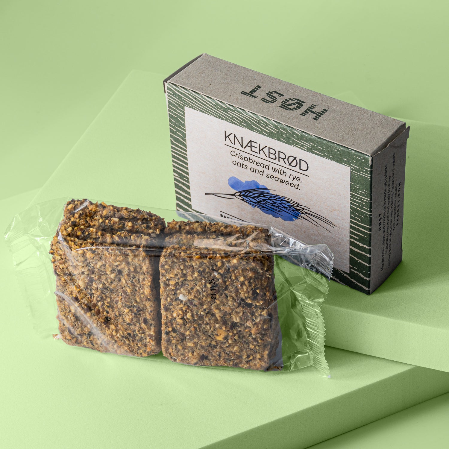 Dänisches Knäckebrot tüte mit packung