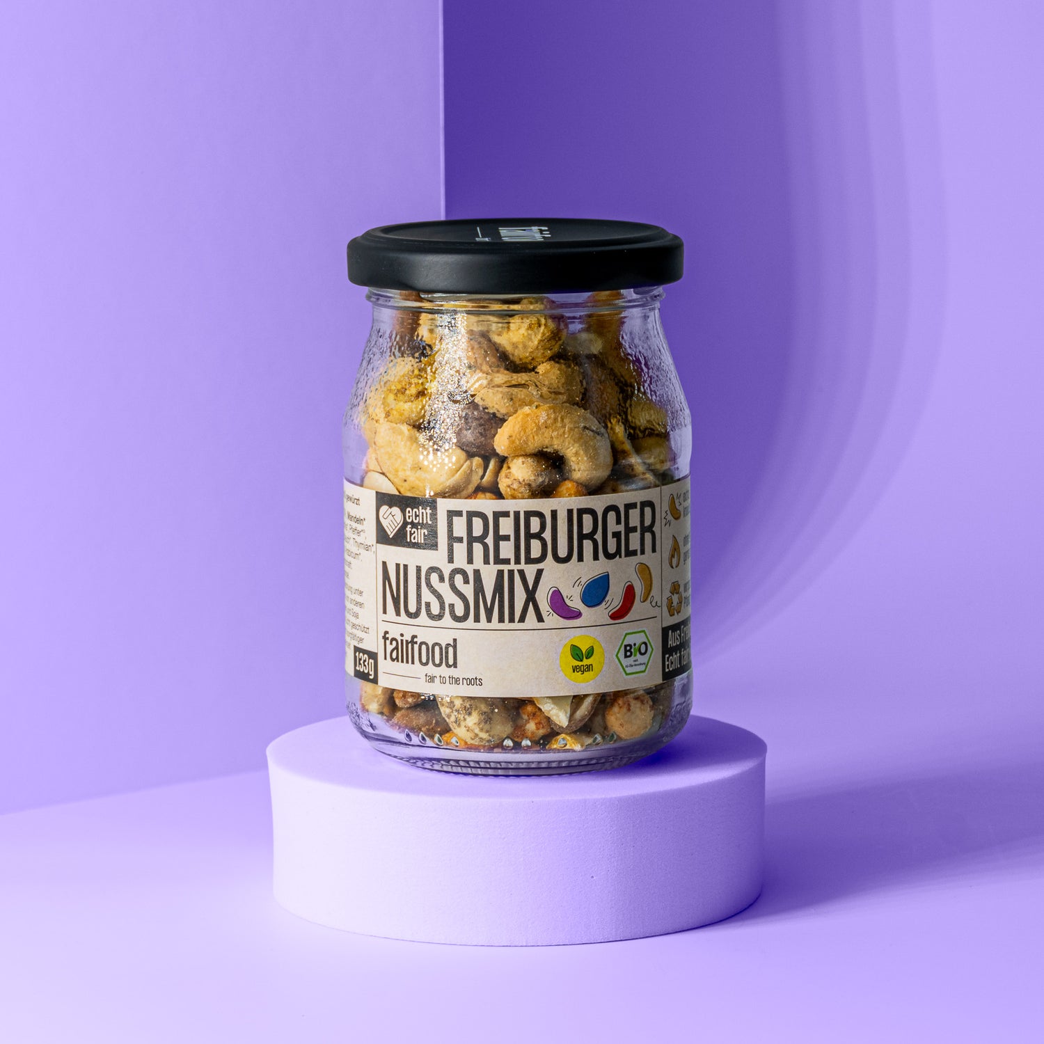 Glas Freiburger Nussmix