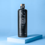Schwarze Flasche 500ml Gin mit Olivenöl