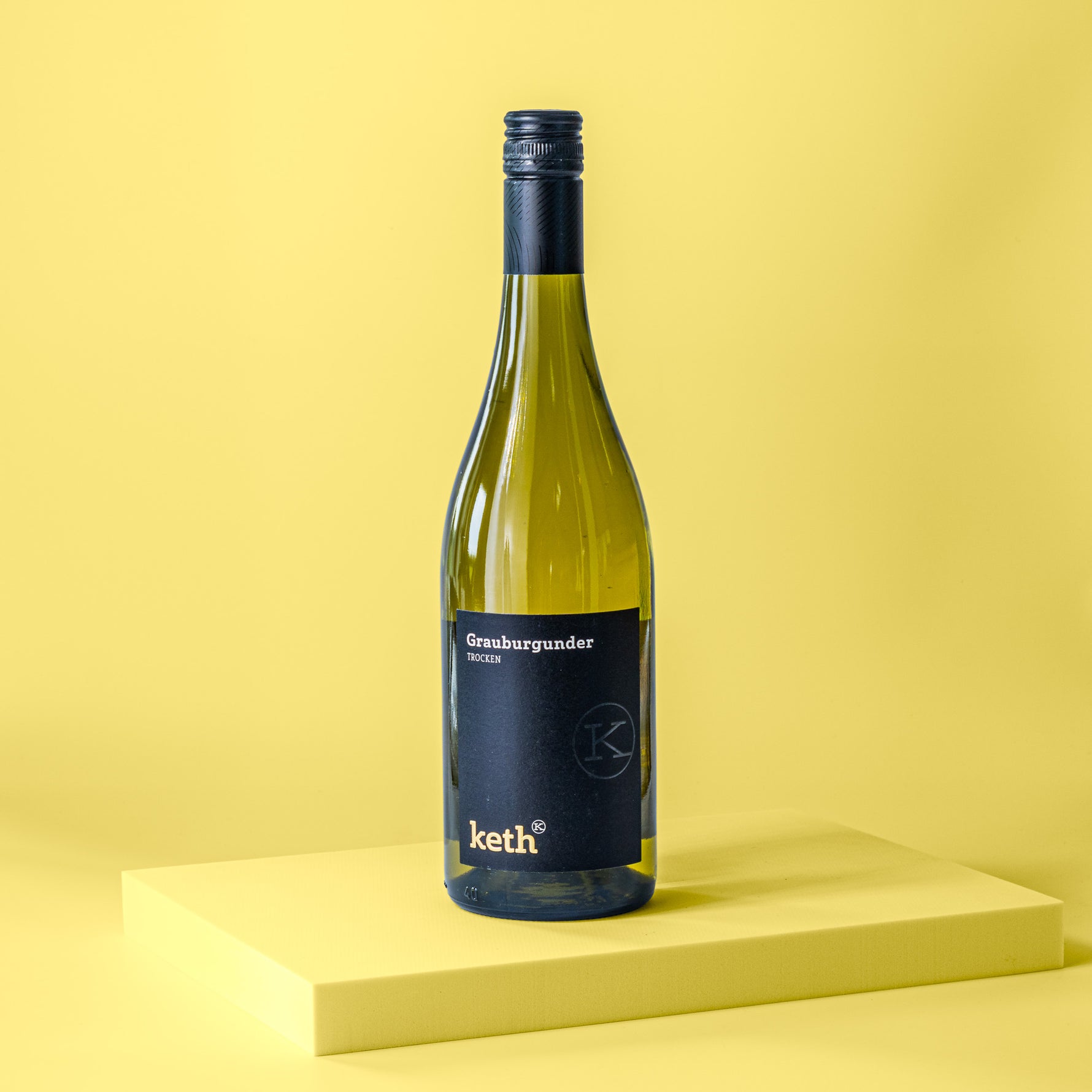 Flasche Weißwein Grauburgunder 2025 von Keth.