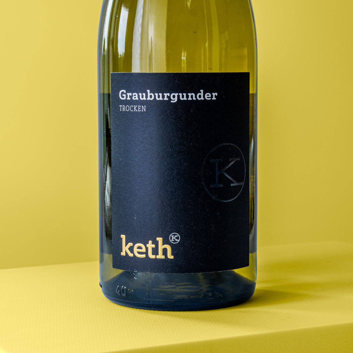 Etikett Flasche Weißwein Grauburgunder 2025 Keth