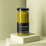 Glas Grünes Paprikapesto 