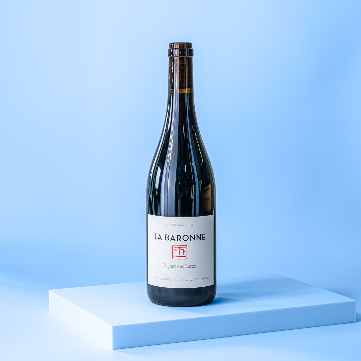 Flasche Rotwein Les Lanes 2022