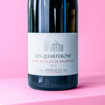 Etikett Flasche Rotwein Les Quarterons 2022-23