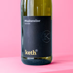 Etikett Flasche Muskateller 2024