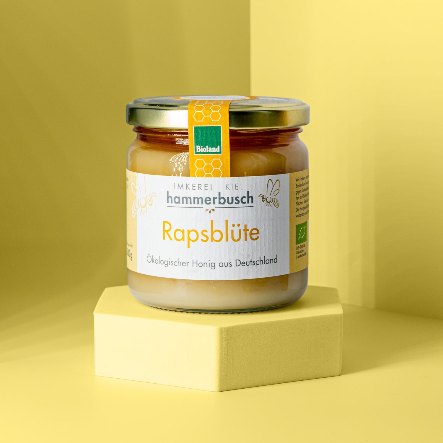 500g Glas Rapsblütenhonig